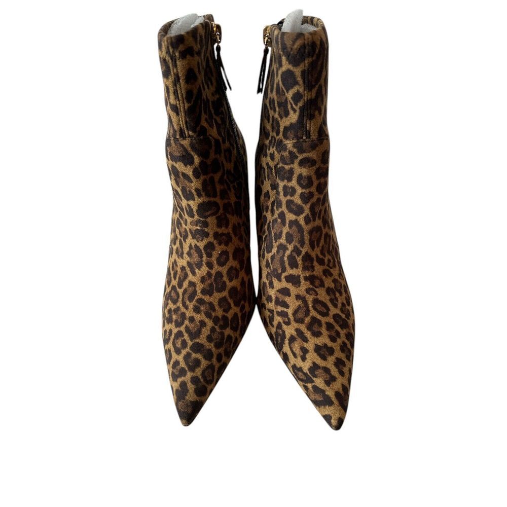 Good American Boots Women's Size 8 Cheetah Print Pointed Toe Ankle Booties New - Picture 6 of 9